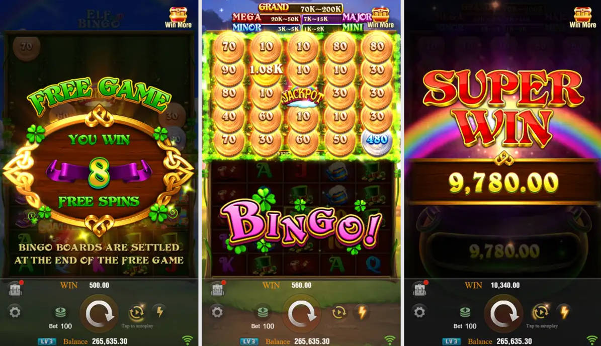 Elf Bingo Slot - Gameplay - Liverpool888