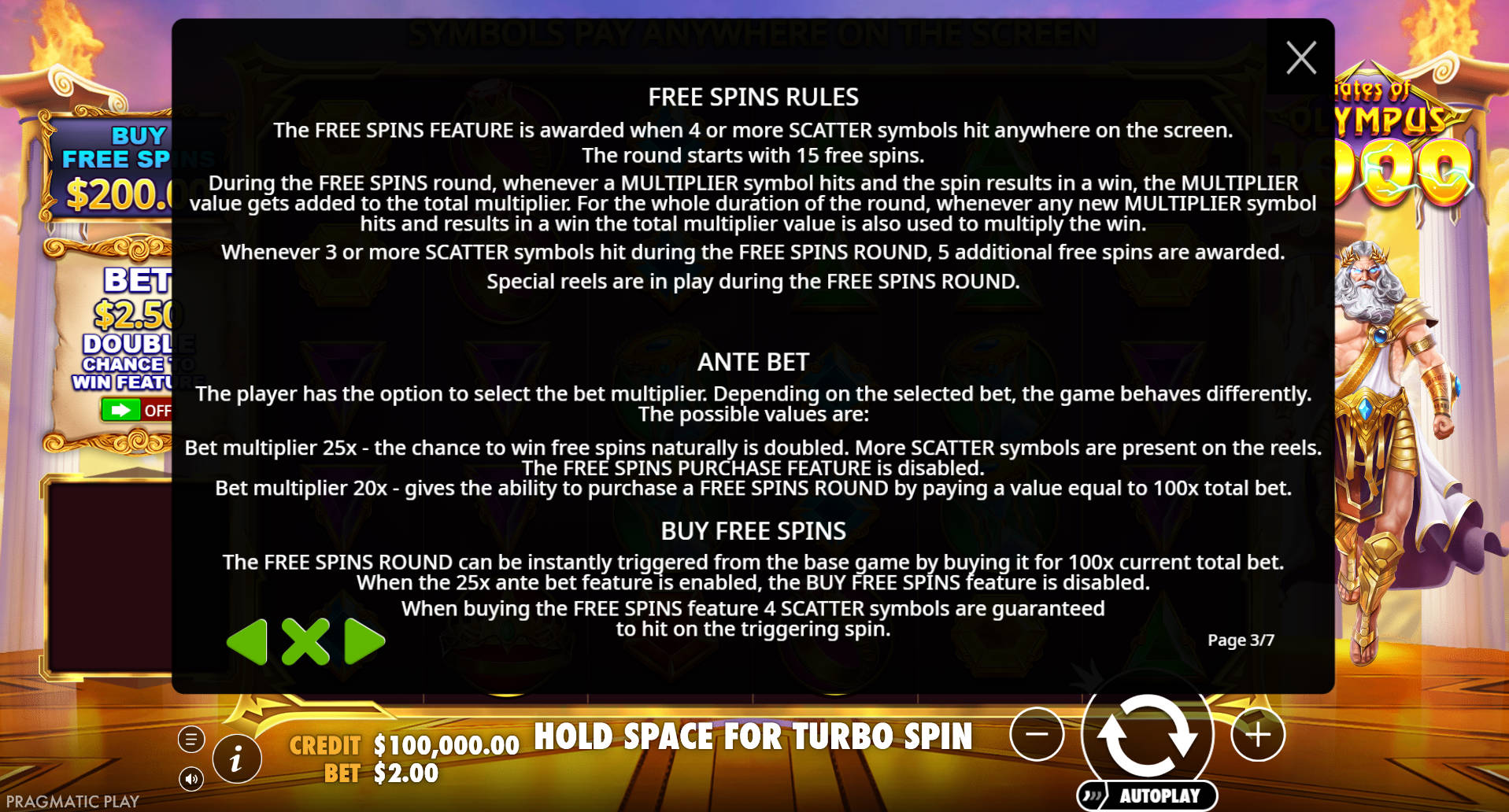 Gates of Olympus 1000 Slot - Free spins - Liverpool888