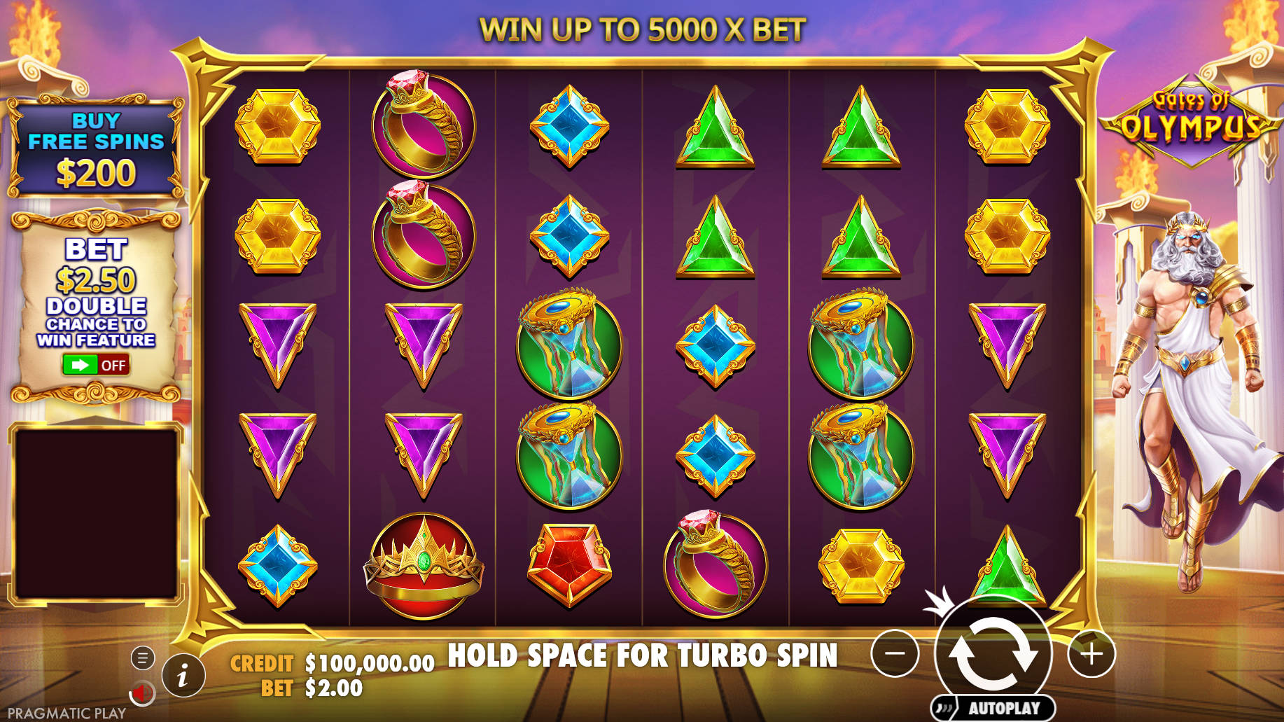 Gates of Olympus Slot - Interface - Liverpool888