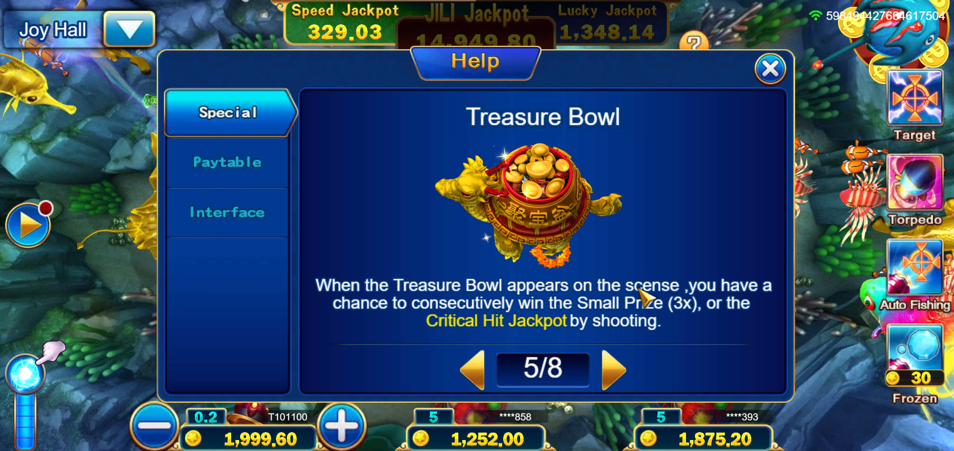 Jackpot Fishing - Features - Liverpool8888